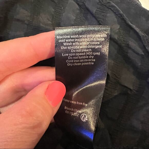 Zadig & Voltaire Rama Raye Silk Button Up Dress size S - Picture 9 of 14